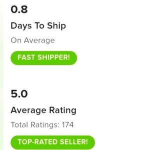 Fast Shipping and 5 🌟 rating